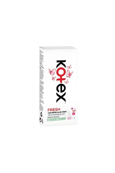 KOTEX İNCE GÜNLÜK PET PARFÜMLÜ 18 Lİ 1 ADET ürün görseli 1