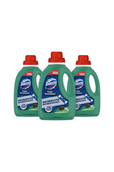 DOMESTOS YÜZEY TEMİZLEYİCİ ÇAM 1.5L ürün görseli 1