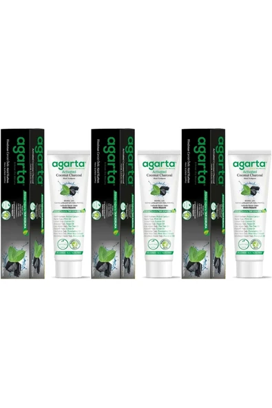 AGARTA DİŞ MACUNU AKT. KARBON HİND.CEV.ÖZLÜ 100 ML ürün görseli 1