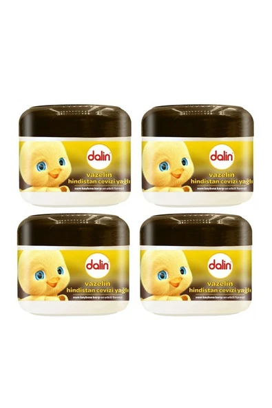 DALİN VAZELİN 100 ML HİNDİSTAN CEVİZLİ 4 ADET ürün görseli 1