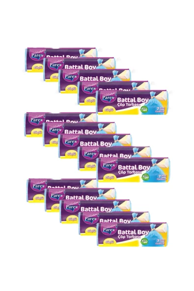 Parex Güçlü Çöp Torbası Battal Boy 15 Pkt ürün görseli 1