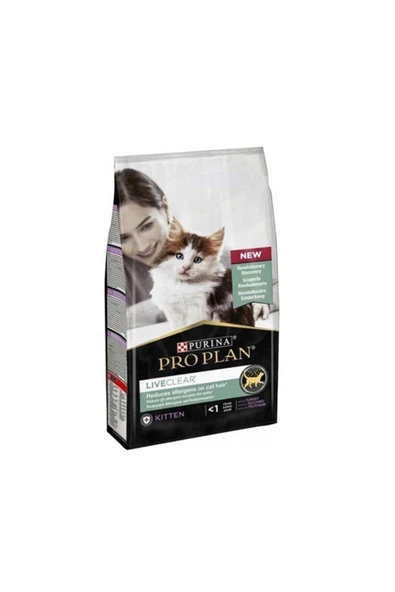 PROPLAN YAVRU KEDİ MAMASI LİVECLEAR HİNDİ 1,4 KG ürün görseli 1