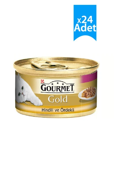 Gourmet Gold Parça Etli hindiördek Kedi Konse 85gr ürün görseli 1