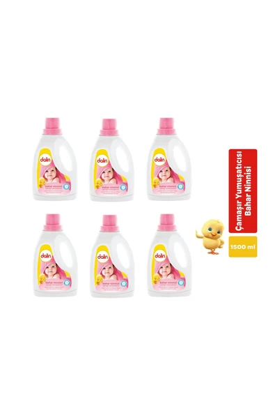 DALİN ÇAMAŞIR YUMUŞATICI BAHAR NİNNİSİ 1500ML 6 ADET ürün görseli 1