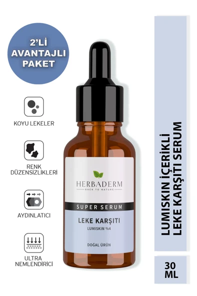 HERBADERM LEKE KARŞITI LUMİSKİN SUPERSERUM 30 ML ürün görseli 1
