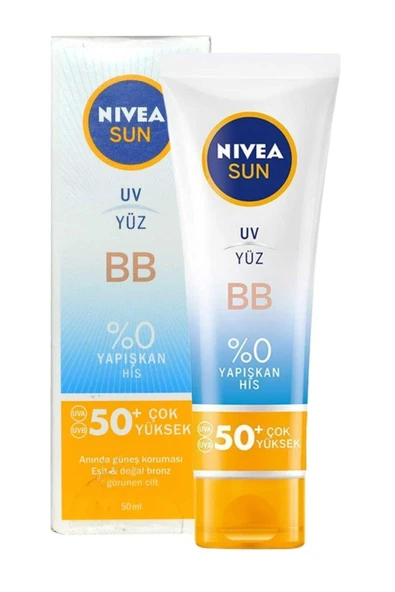 NİVEA SUN BB SPF 50+ UV YÜZ KREMİ 50 ML 1 ADET ürün görseli 1
