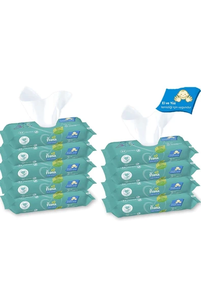 PRİMA ISLAK HAVLU FRESH TEMİZ FERAH 52Lİ 9 ADET ürün görseli 1