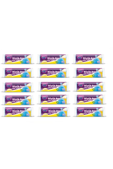 Parex Güçlü Büyük Boy Çöp Poşeti 15 Pkt ürün görseli 1