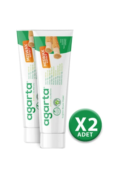 AGARTA BİTKİSEL TAM KORUMA DİŞ MACUNU MİSVAK 100ML ürün görseli 1