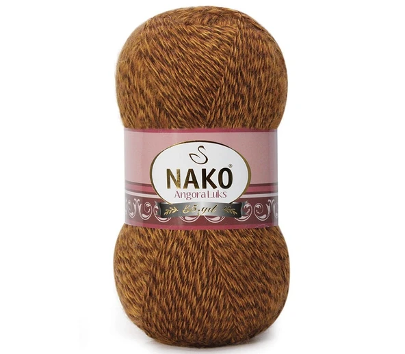 Nako Angora Luks 21361 Hardal Muline 5 Adet Örgü İpi ürün görseli 1