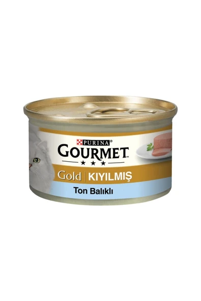 Purina Gourmet Gold Kıyılmış Ton Balıklı Konserve Yetişkin Kedi Maması 12 x 85 G ürün görseli 1