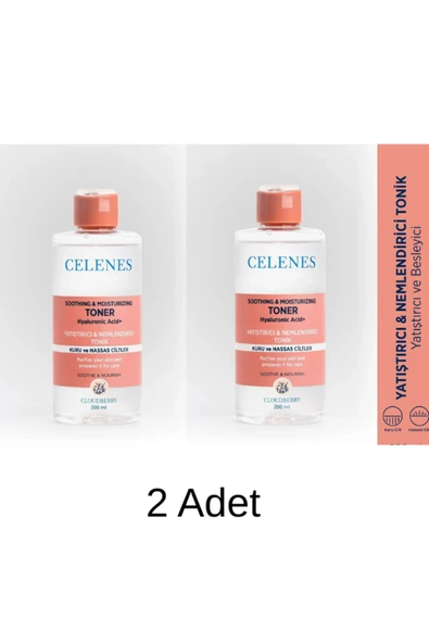 CELENES HYA.YOĞUN NEM. VE YATIŞT.CLOUD.TONİK 200ML 2 ADET ürün görseli 1