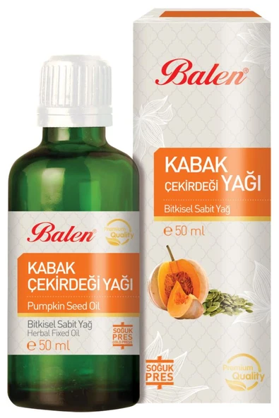 Balen Kabak Çekirdeği Yağı 50 ml Soğuk Pres ürün görseli 1