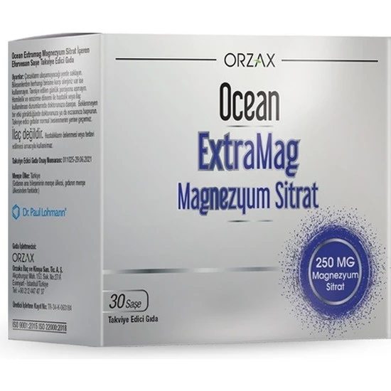 Ocean Extramag 250 mg 30 Saşe ürün görseli 1