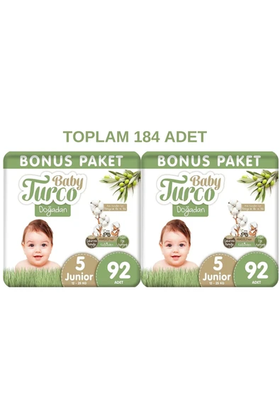 Doğadan 5 Numara Junior 92x2 Toplam 184 Adet ürün görseli 1
