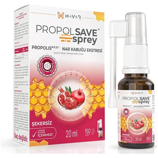 Haver Propolsave Nar Sprey 20 ml ürün görseli 1