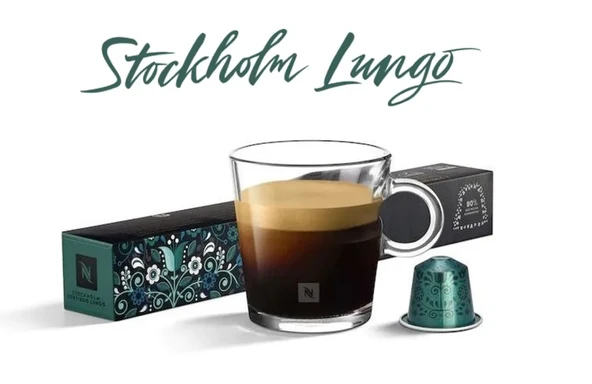 Nespresso World Explorations Stockholm Fortissio Lungo Kapsül Kahve 10'lu ürün görseli 1