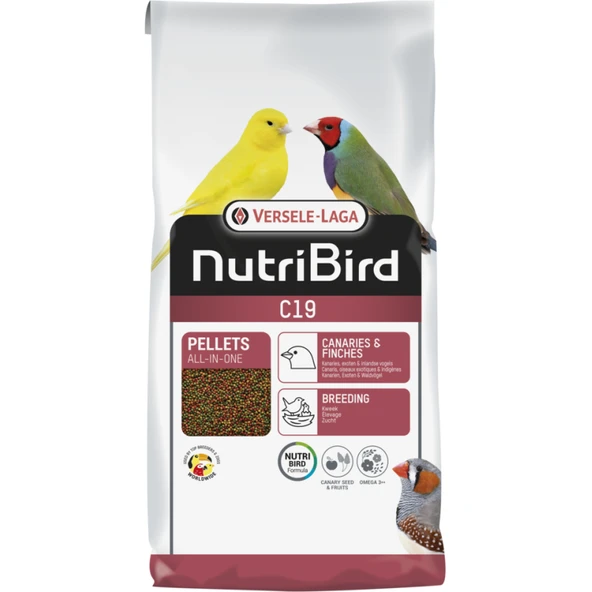 Versele Laga Nutrıbırd C19 Pelet Kanarya Fınch Pelet Yem 3kg ürün görseli 1