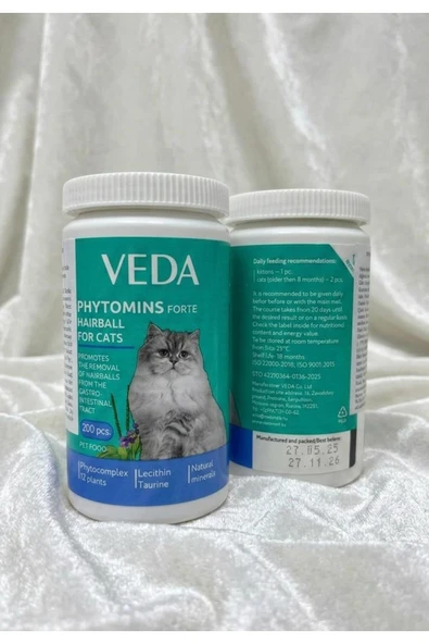 Veda PHYTOMINS FORTE HAIRBALL ürün görseli 1