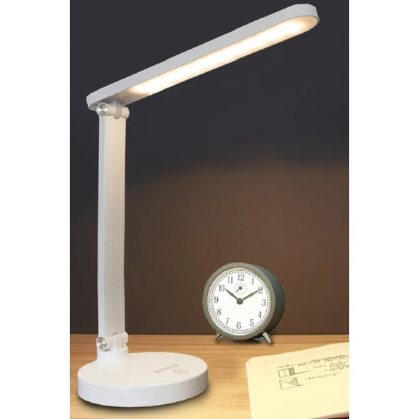 Şarjlı 40 Led Çalışma Okuma Işığı Kademeli Masa Lambası ürün görseli 1
