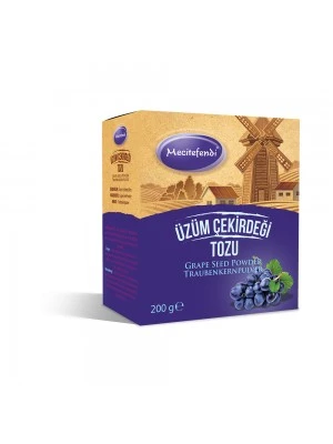 Mecitefendi Ögütülmüş Üzüm Çekirdeği Tozu 200 Gram ürün görseli 1
