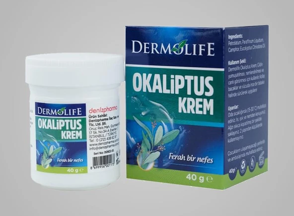 Dermolife Okaliptüs Krem 40 Gr ürün görseli 1