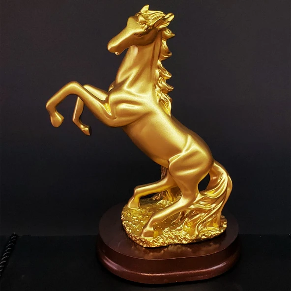 Şaha Kalkan Gold Renk At Biblosu ürün görseli 1