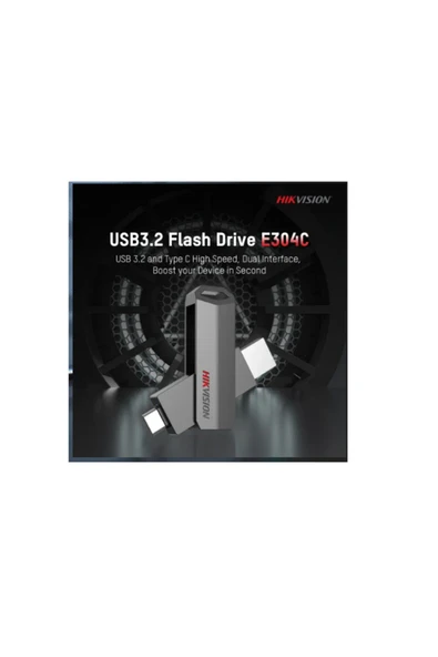 Hikvision HS-USB-E304C/128G Type C-Type A 3.2 USB Bellek - Resim 3