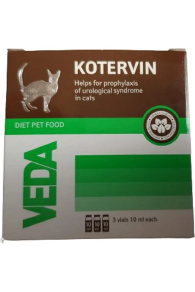 Orqinel Veda Kotervin Kedi Strüvit Taşları Problemlerinde Tedaviye Destek Solüsyon -skt 10.2026- ürün görseli 1