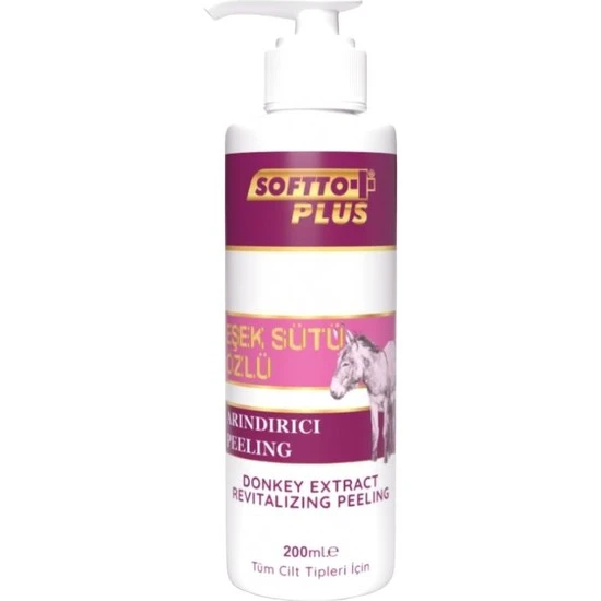 Softto Plus Eşek Sütlü Peeling 200 ml ürün görseli 1