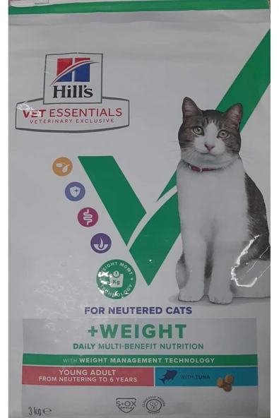 Hill's Vet Essentials Somon Adult Weight Cat Food 3 kg ürün görseli 1