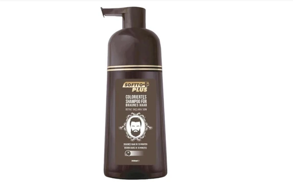 Softto Plus Brown Hair Sampuan 350 ml - Resim 2