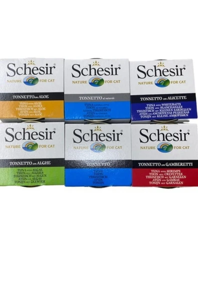 Schesir Multipack Kedi Yaş Maması 85 Grx6 Adet ürün görseli 1