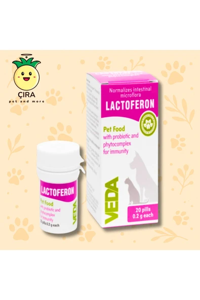 Vedavet LACTOFERON – Probiyotik ve Fitoterapötik Destek ürün görseli 1