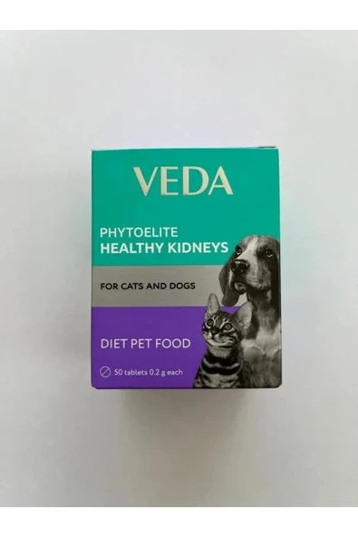 Veda Vet Phytoelıte Healthy Kıdneys Akut Ve Kronik Böbrek, Idrar Yolu Hastalıklarında Gıda Takviyesi ürün görseli 1
