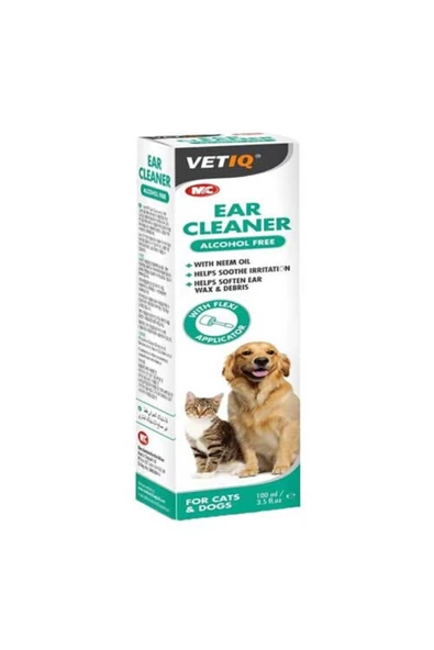 Vetiq Ear Cleaner Kedi Kulak Temizleme Losyonu 100 ml ürün görseli 1