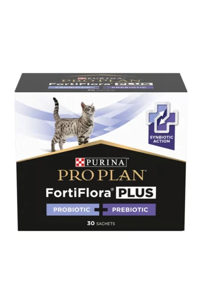 Purina Proplan Fortiflora Kediler Için Probiyotik-Prebiotik Takviyesi 30 Şase (30 X1,5 Gr) ürün görseli 1