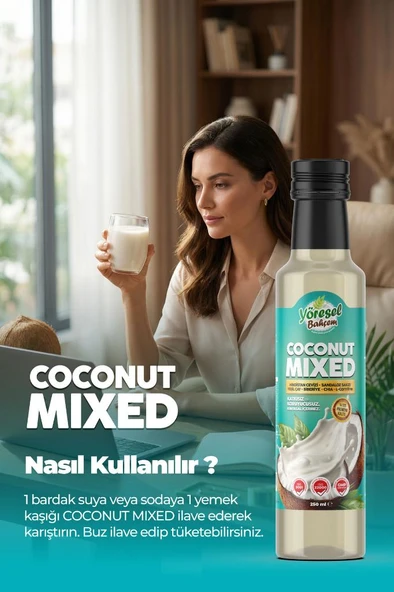 Yöresel Bahçem Coconut Mix 250 ml - Resim 4