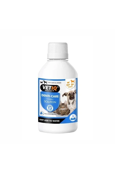 Vetiq Vet Iq 2in1 Denti-care Kedi Köpek Ağız Ve Diş Bakım Solüsyonu 250 ml ürün görseli 1