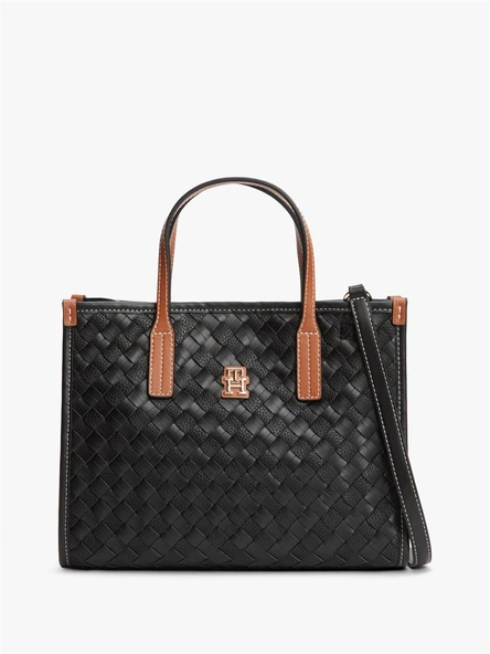 Tommy Hilfiger   TH CITY MINI TOTE Kadın Siyah Çanta - AW0AW18393 ürün görseli 1