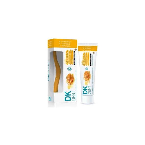 Dkdent Doğal Propolis Mucizevi Kil İle Onarıcı Diş Macunu 75 ml + Diş FIrçası ürün görseli 1