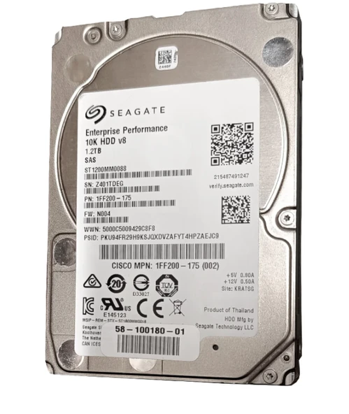 Seagate ST1200MM0088 1.2TB 10K RPM SAS 12Gb s 2.5inç Server Harddisk (Enterprise HDD) ürün görseli 1