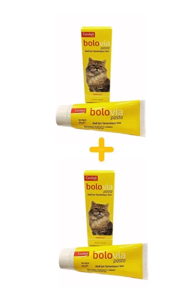 candioli Bolovia Pasta Kediler Için Tamamlayıcı Malt Pastası 50g blvia (2 ADET ) ürün görseli 1