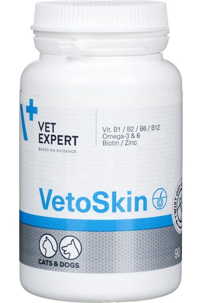 vet expert veto skin 90 tablet ürün görseli 1