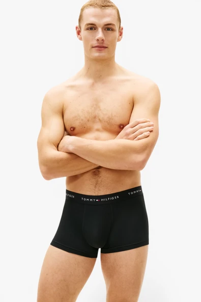 Tommy Hilfiger   3P LOW RISE TRUNK Erkek Siyah Boxer - UM0UM03762 ürün görseli 1
