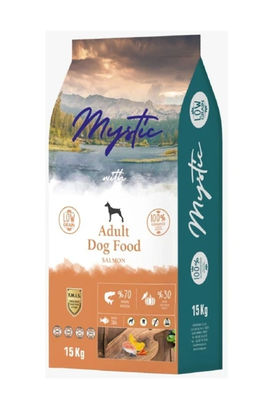 AZ TAHILLI YETİŞKİN KÖPEK MAMASI SOMON 15KG ürün görseli 1
