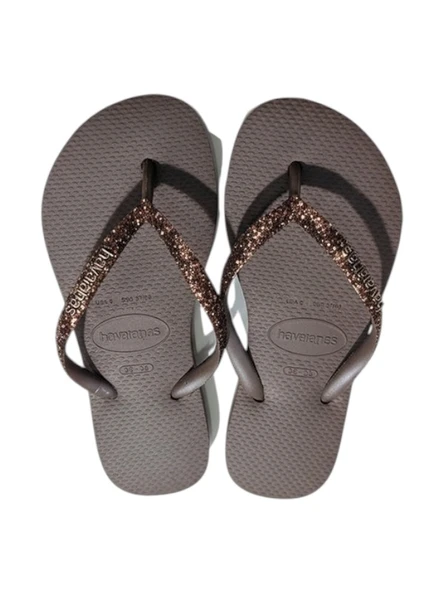 Havaianas   SLIM GLITTER 2 Kadın Kahverengi Terlik - 4146975 ürün görseli 1