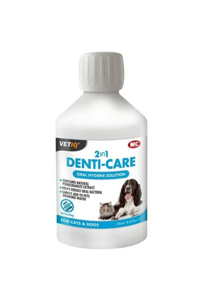 Vetiq MC 2in1 Denti Care Kedi Köpek Ağız ve Diş Bakım Solüsyonu 250 Ml ürün görseli 1