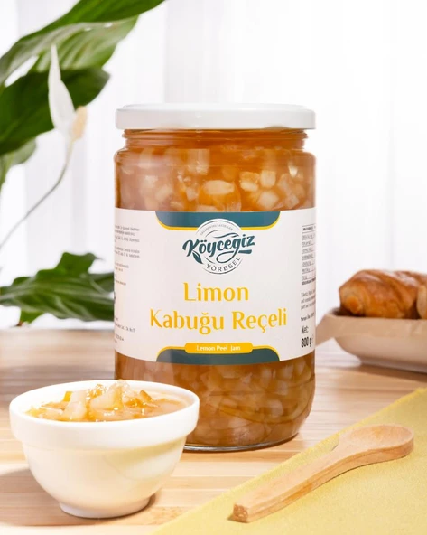 Kb Köyceğiz Yöresel Limon Kabuğu Reçeli 800 G Cam ürün görseli 1
