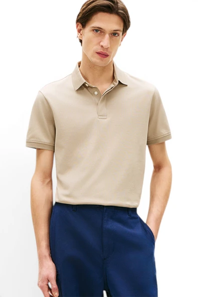 Tommy Hilfiger   HIDDEN PLACKET REG POLO Erkek Yeşil Polo - MW0MW41513 ürün görseli 1